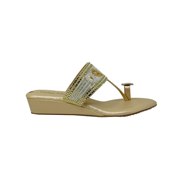 Gold_Vegan_Leather_Premium_&_Elegant_Heels_For_Women