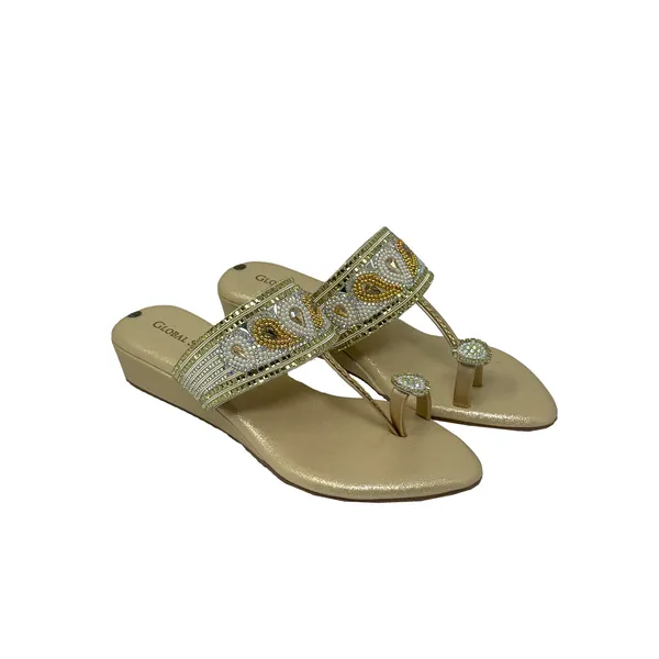 Gold_Vegan_Leather_Premium_&_Elegant_Heels_For_Women