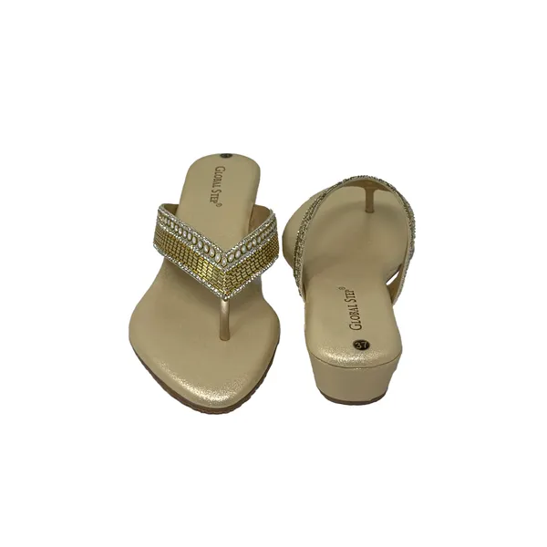 Gold_Vegan_Leather_Premium_&_Elegant_Sandals_For_Women