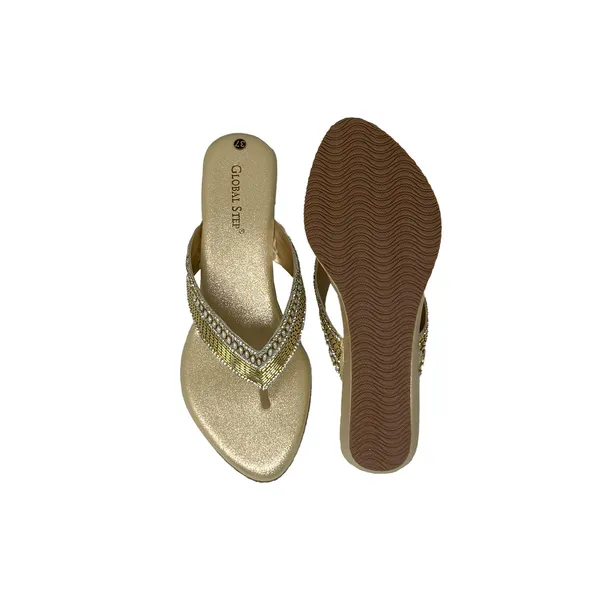 Gold_Vegan_Leather_Premium_&_Elegant_Sandals_For_Women