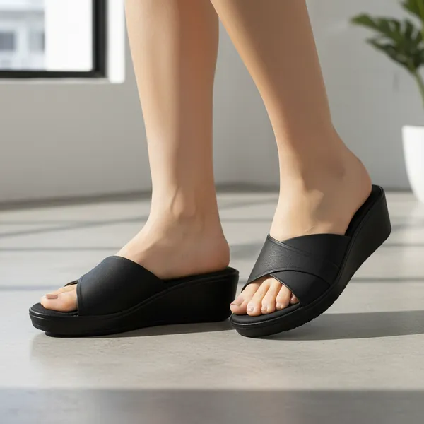 Black_Vegan_Leather_Premium_&_Elegant_Sandals_For_Women