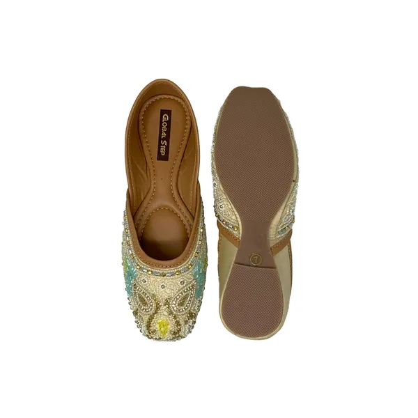 Cream_Vegan_Leather_Premium_&_Elegant_Flats_For_Women