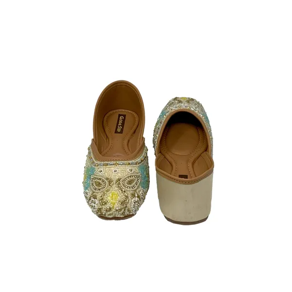 Cream_Vegan_Leather_Premium_&_Elegant_Flats_For_Women