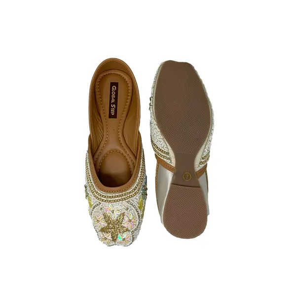 White_Vegan_Leather_Premium_&_Elegant_Flats_For_Women