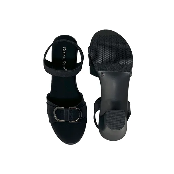 Black_Vegan_Leather_Premium_&_Elegant_Sandal_For_Women