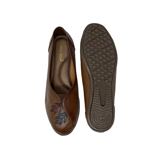 Tan_Dry-Milled_Leather_Premium_&_Elegant_Shoes_For_Women