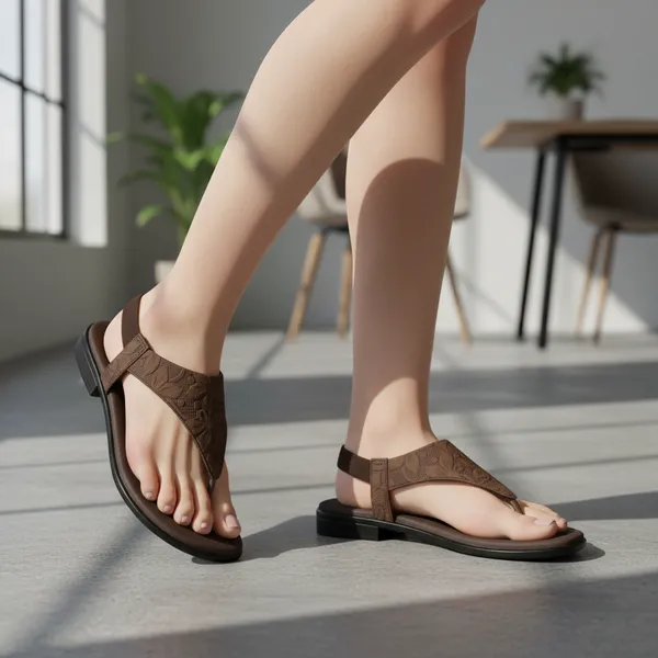 Brown_Vegan_Leather_Premium_&_Elegant_Sandal_For_Women