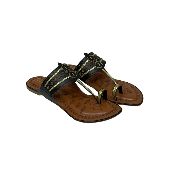 Black_Vegan_Leather_Premium_&_Elegant_Sandals_For_Women