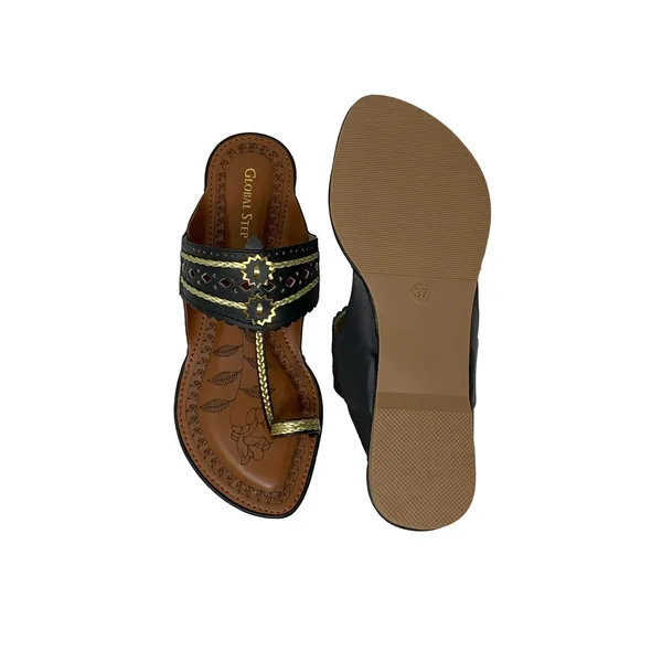 Black_Vegan_Leather_Premium_&_Elegant_Sandals_For_Women