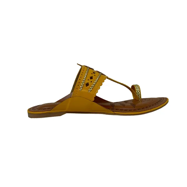 Yellow_Vegan_Leather_Premium_&_Elegant_Sandals_For_Women