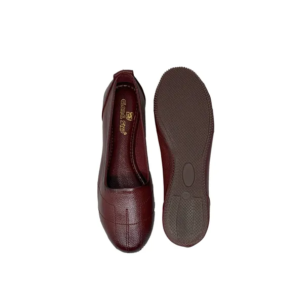 Maroon_Dry-Milled_Leather_Premium_&_Elegant_Flats_For_Women