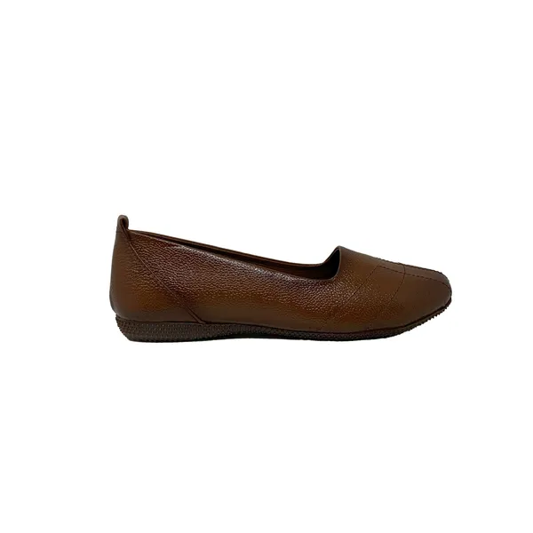 Tan_Dry-Milled_Leather_Premium_&_Elegant_Flats_For_Women