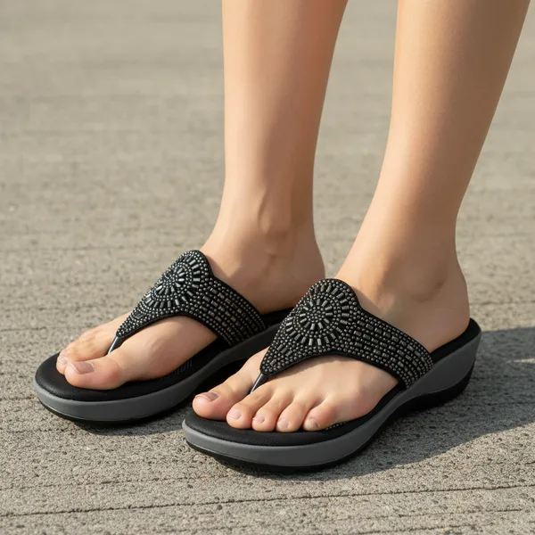 Black_Vegan_Leather_Premium_&_Elegant_Sandals_For_Women