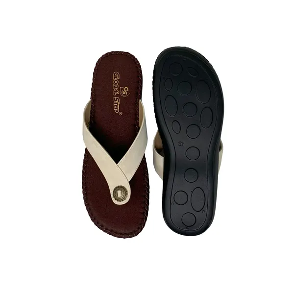 Beige_Vegan_Leather_Premium_&_Elegant_Flats_For_Women