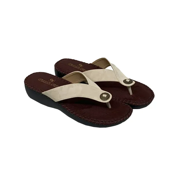 Beige_Vegan_Leather_Premium_&_Elegant_Flats_For_Women