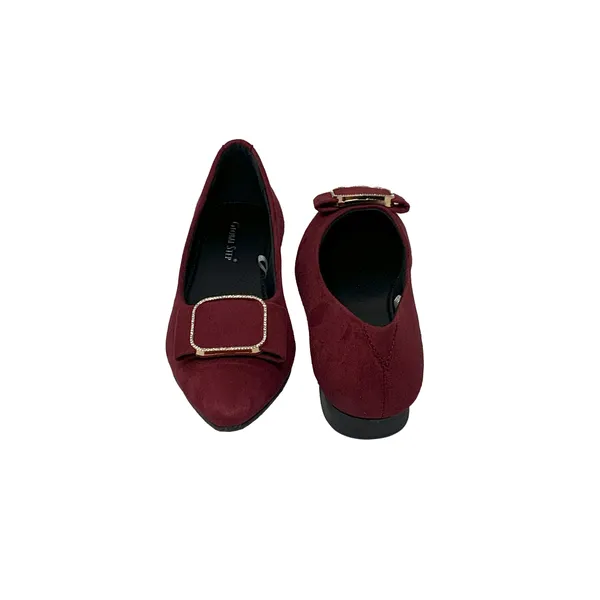 Maroon_Vegan_Leather_Premium_&_Elegant_Flats_For_Women