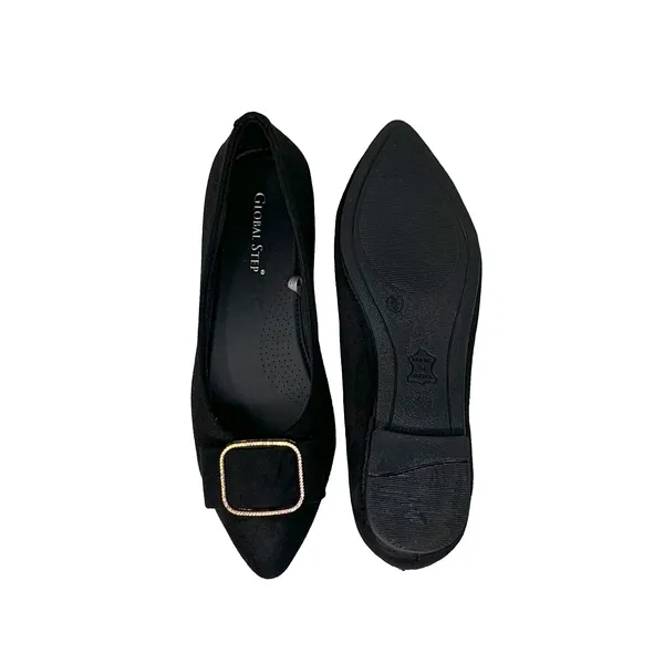 Black_Vegan_Leather_Premium_&_Elegant_Flats_For_Women