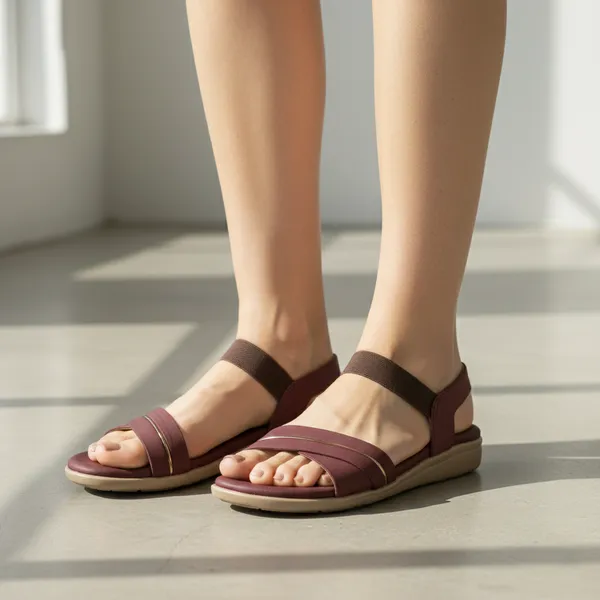 Maroon_Vegan_Leather_Premium_&_Elegant_Sandals_For_Women