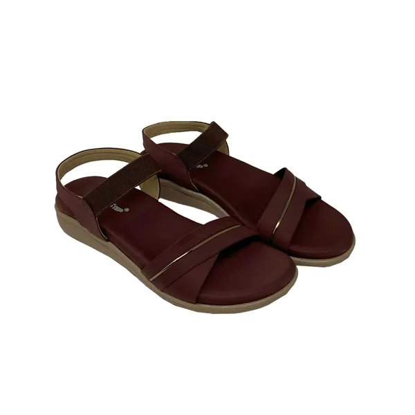Maroon_Vegan_Leather_Premium_&_Elegant_Sandals_For_Women