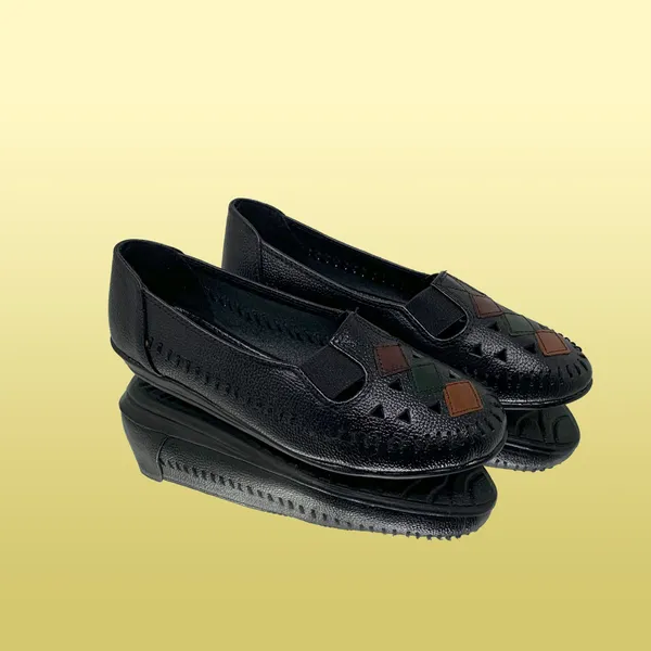 Black_Dry-Milled_Leather_Premium_&_Elegant_Slippers_For_Women
