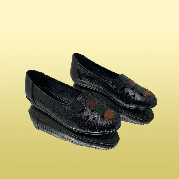 Black_Dry-Milled_Leather_Premium_&_Elegant_Slippers_For_Women