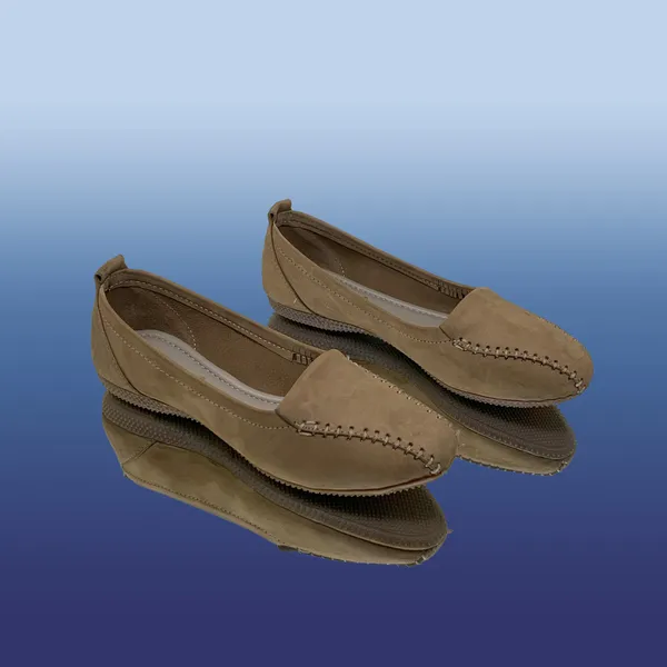 Beige_Nubuck_Leather_Premium_&_Elegant_Flats_For_Women