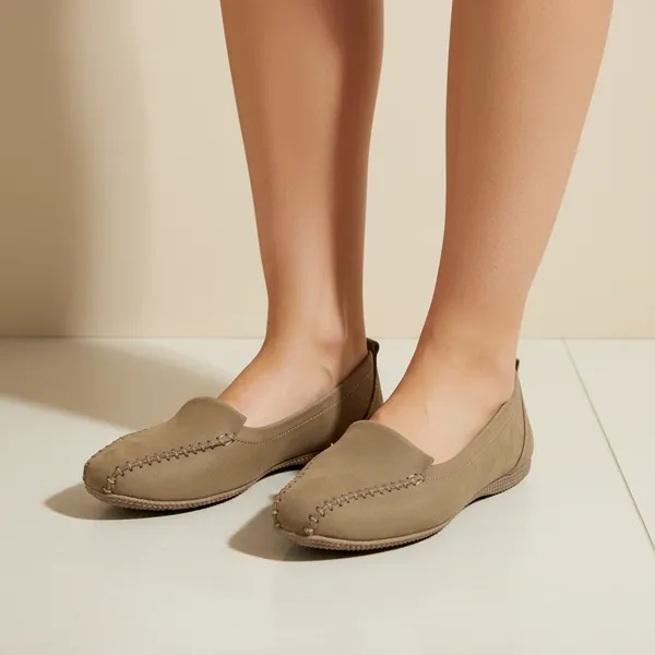 Beige_Nubuck_Leather_Premium_&_Elegant_Flats_For_Women