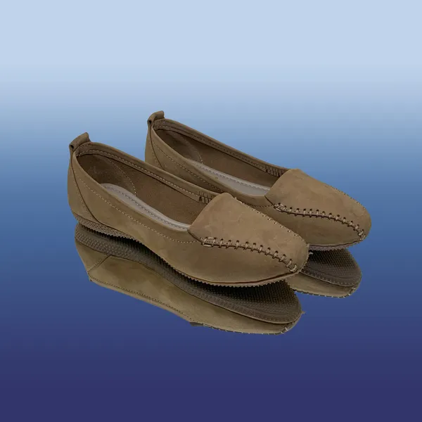 Beige_Nubuck_Leather_Premium_&_Elegant_Flats_For_Women