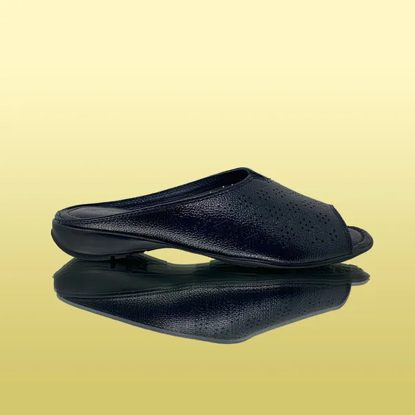 Navy_Dry-Milled_Leather_Premium_&_Elegant_Slippers_For_Women