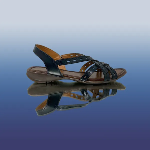 Navy_Varnish_Leather_Premium_&_Elegant_Sandals_For_Women