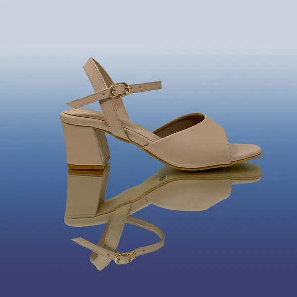 Beige_Vegan_Leather_Premium_&_Elegant_Sandals_For_Women
