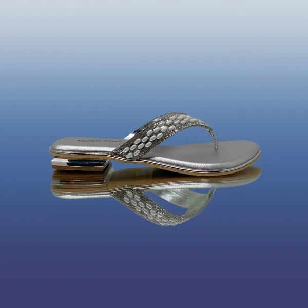 Silver_Vegan_Leather_Premium_&_Elegant_Sandals_For_Women