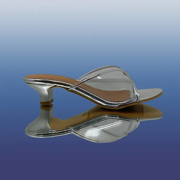 Silver_Vegan_Leather_Premium_&_Elegant_Sandals_For_Women