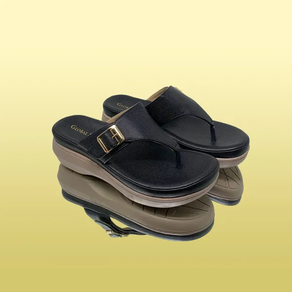 Black_Vegan_Leather_Premium_&_Elegant_Sandals_For_Women