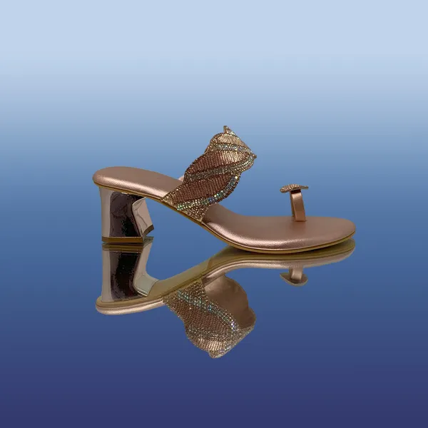 Rose-Gold_Vegan_Leather_Premium_&_Elegant_Heels_For_Women