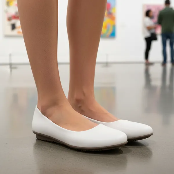 White_Vegan_Leather_Premium_&_Elegant_Flats_For_Women