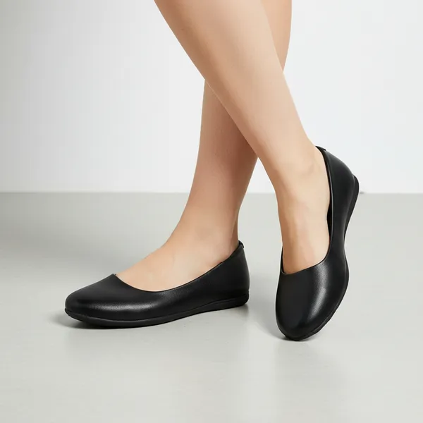Black_Vegan_Leather_Premium_&_Elegant_Flats_For_Women