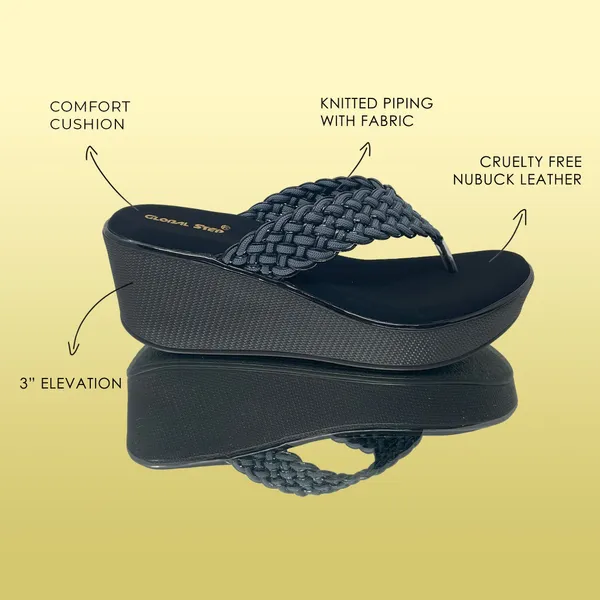 Black_Vegan_Leather_Premium_&_Elegant_Wedges_For_Women