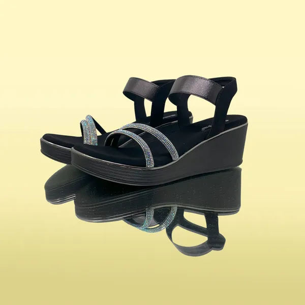 Black_Vegan_Leather_Premium_&_Elegant_Wedges_For_Women