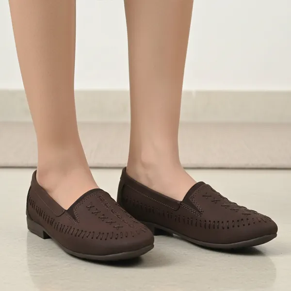 Brown_Nubuck_Leather_Premium_&_Elegant_Ballerinas_For_Women
