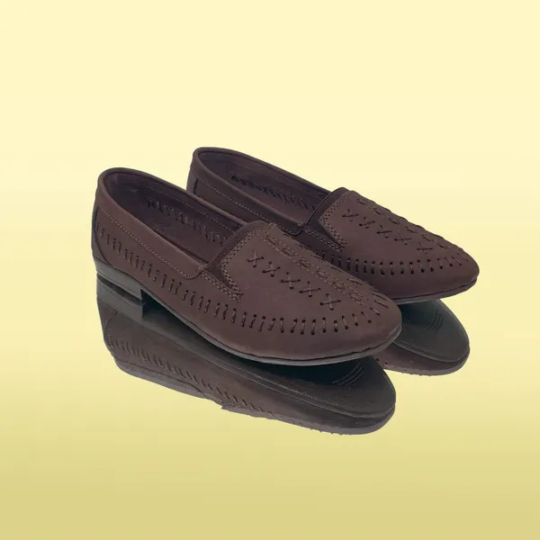 Brown_Nubuck_Leather_Premium_&_Elegant_Ballerinas_For_Women