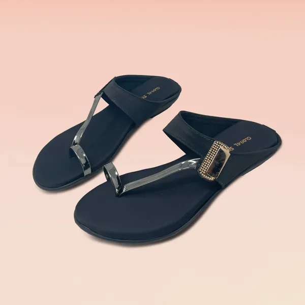 Black_Vegan_Leather_Premium_&_Elegant_Comfy_Flats_For_Women
