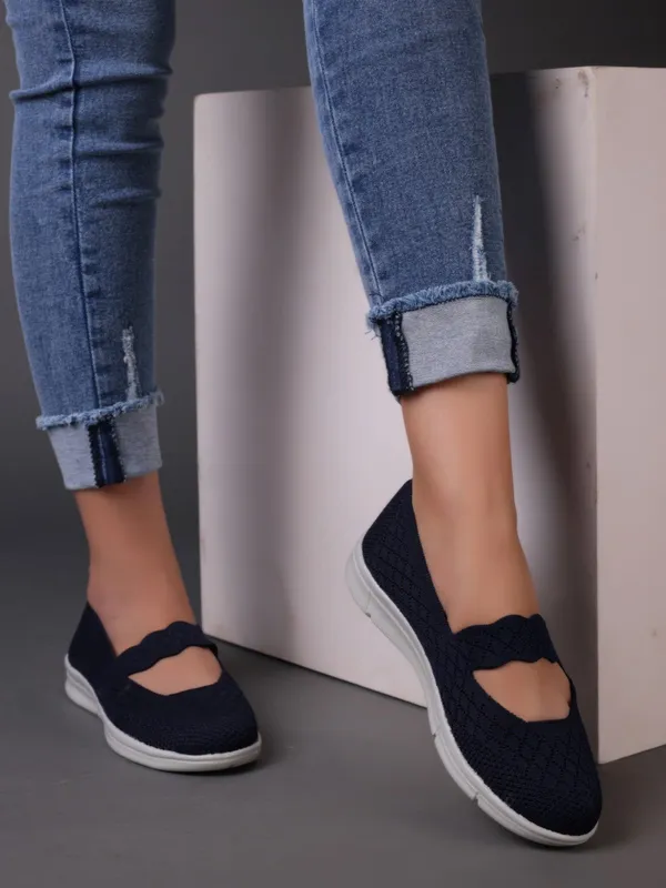Navy_Blue_Vegan_Leather_Premium_&_Elegant_Flats_For_Women