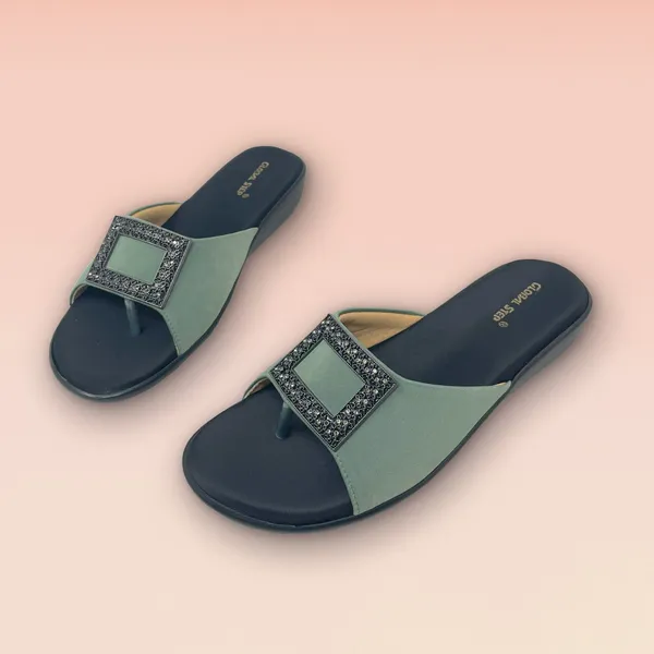 Green_Vegan_Leather_Premium_&_Elegant_Slip_Ons_For_Women