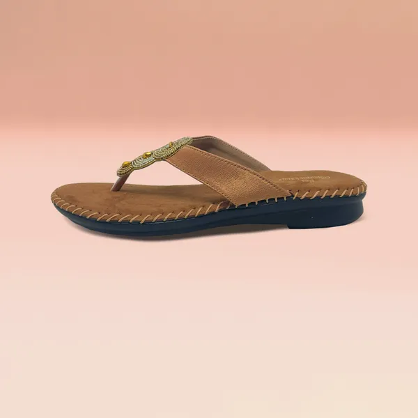 Tan_Vegan_Leather_Premium_&_Elegant_Flatforms_Flats_For_Women