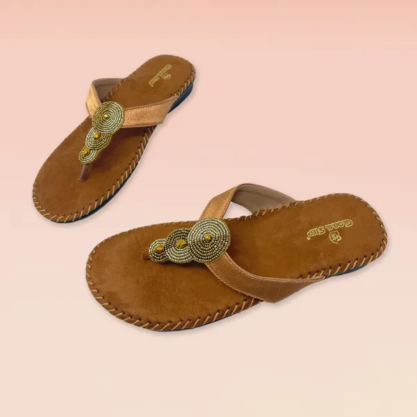 Tan_Vegan_Leather_Premium_&_Elegant_Flatforms_Flats_For_Women