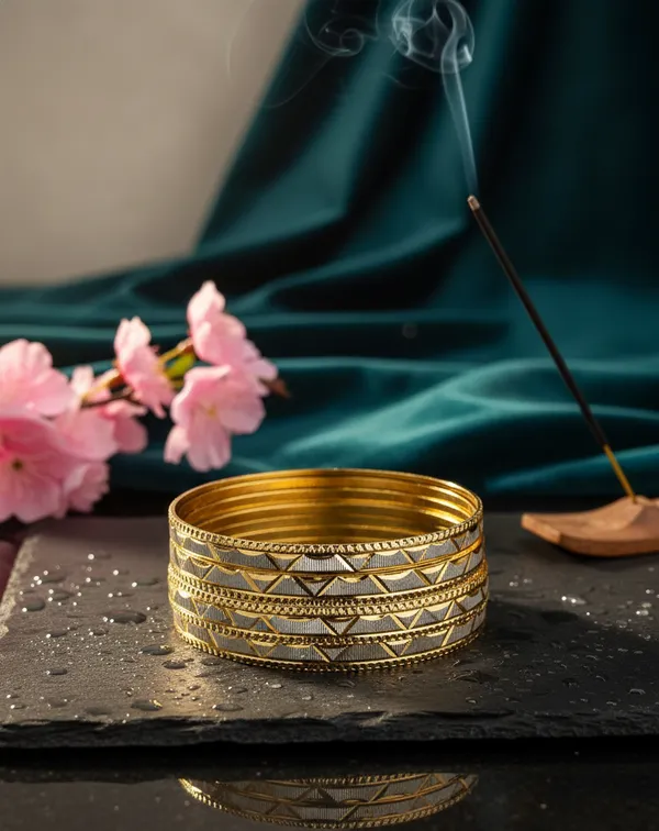 Set_of_4_Divya_Classic_Dual_Tone_Anti_Tarnish_Bangle