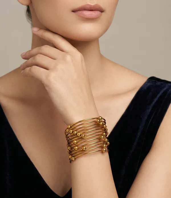 Navya_Bracelet_|__Golden_Braclet|_Set_of_12