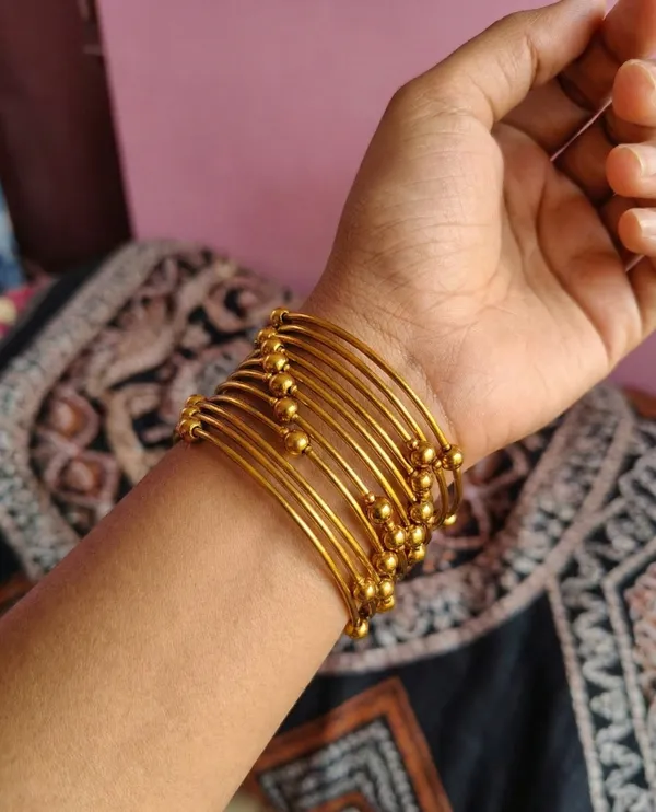 Navya_Bracelet_|__Golden_Braclet|_Set_of_12