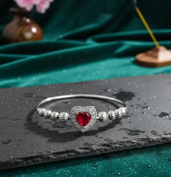 Valentine_Silver_Plated_Anti_Tarnish_Valentine_Red_Heart_Bracelet
